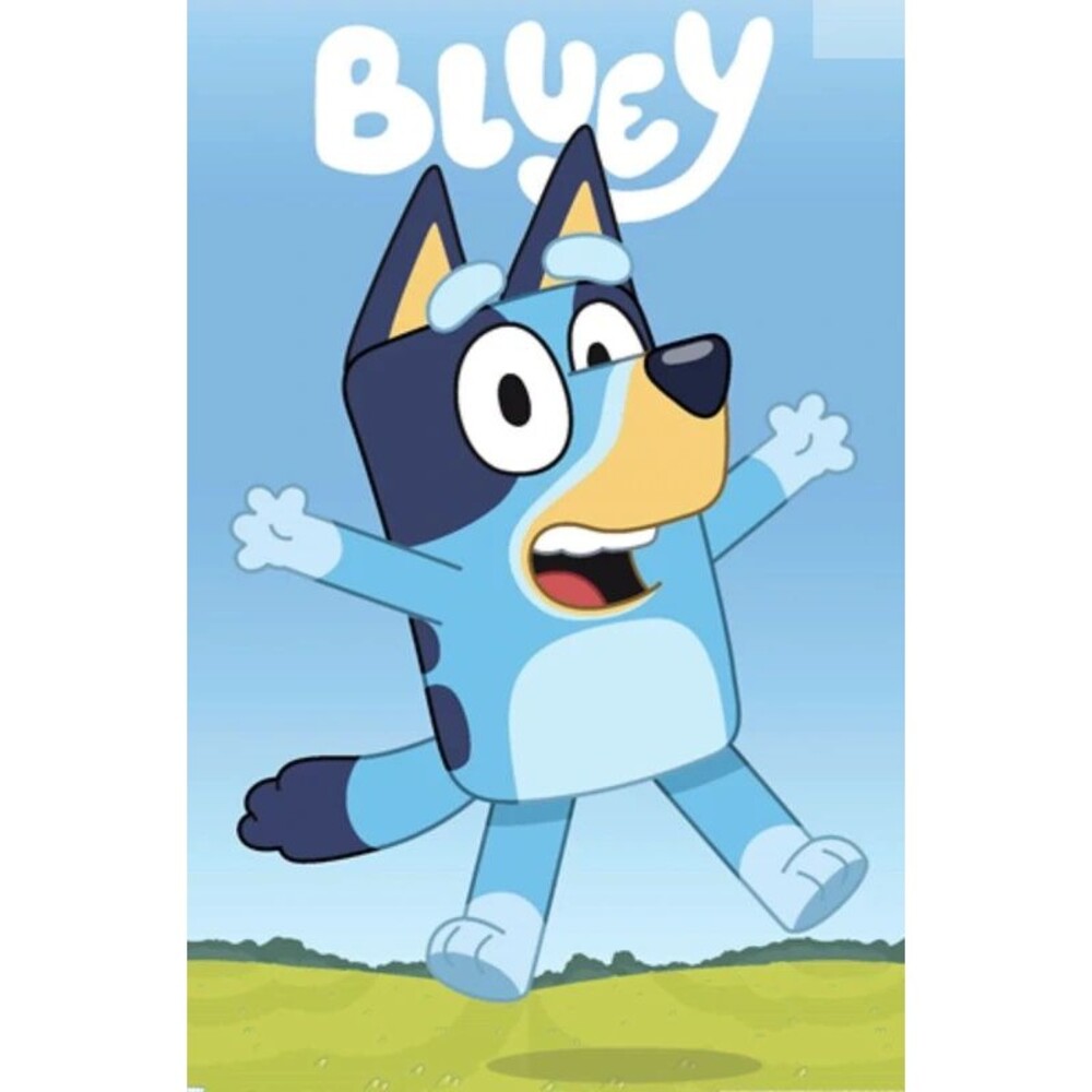 bluey “hi” poster 22.375 x 34
